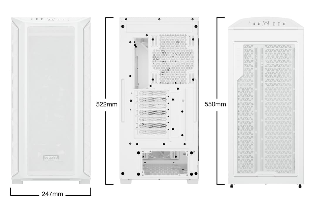 be quiet! Shadow Base 800 FX White Midi Tower - Image 2