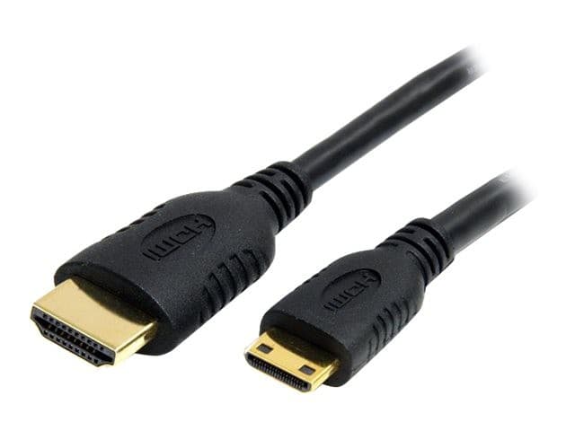 StarTech HDMI to Mini HDMI Cable with Ethernet 1m Black (HDACMM1M)