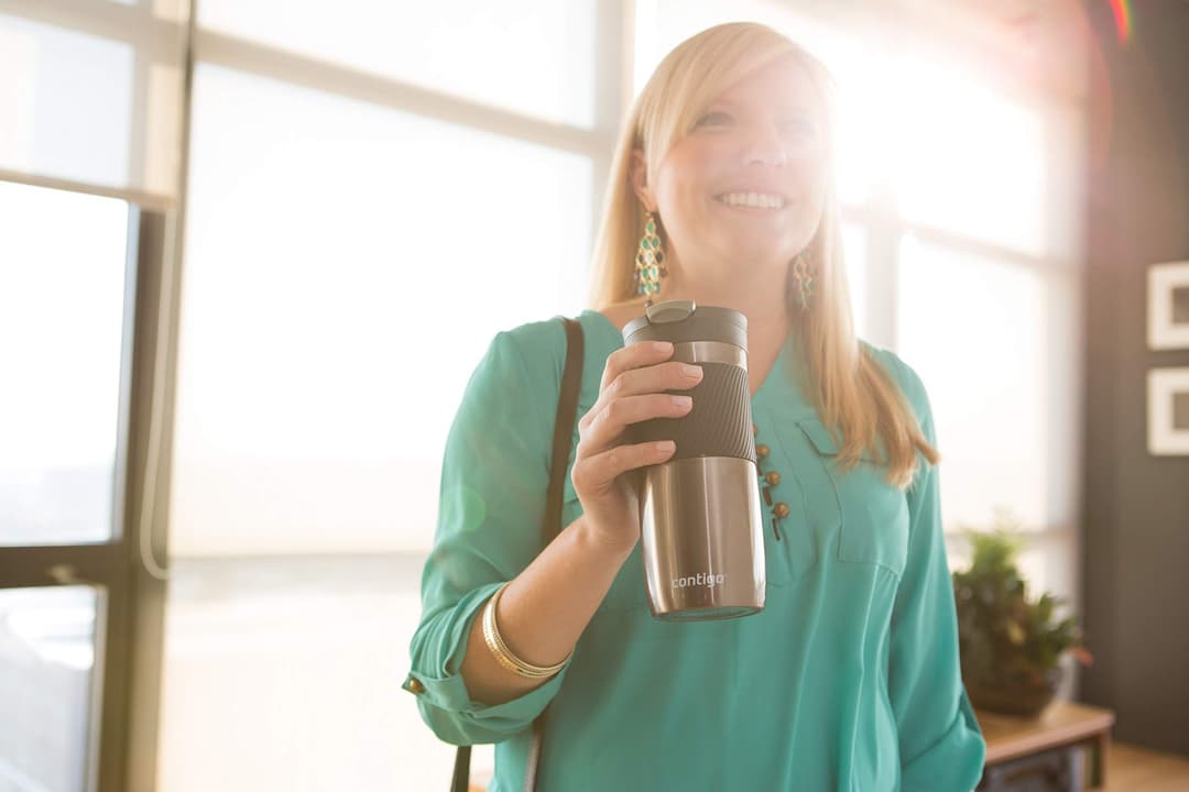 Contigo Travel Mug Byron Stainless Steel Travel Mug - Gunmetal - Image 6