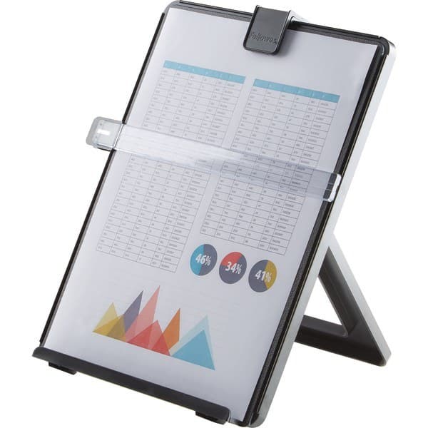 FELLOWES NONMAGNETIC DESKTOP COPYHOLDER  BLACK - Image 1