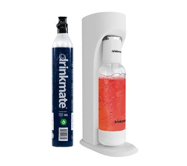 DRINKMATE OmniFizz Sparkling Water Maker - Classic White - Image 1