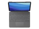 LOGITECH Combo Touch iPad Pro 12.9 (5th & 6th Gen) Keyboard Case Grey thumbnail 1