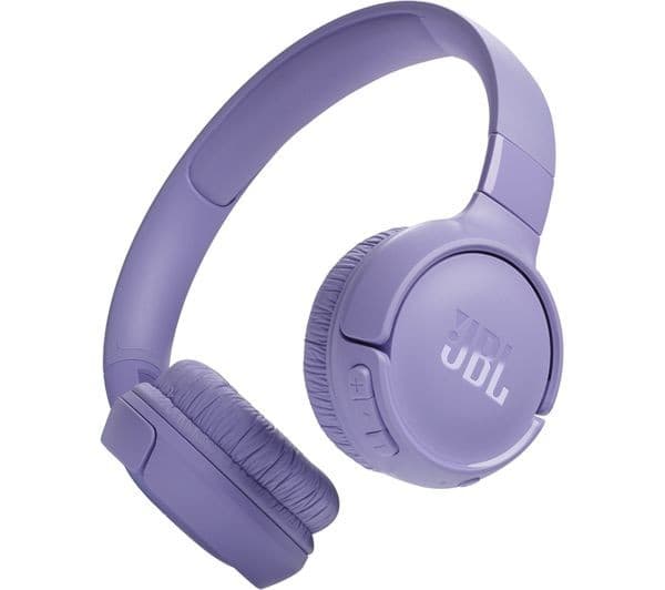 JBL Tune 520BT Wireless On-Ear Headphones - Purple - Image 1