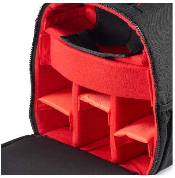 Hama Ohio Backpack Black, Red - Image 4