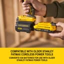 STANLEY FATMAX V20 Battery Adaptor SFMCB100-XJ - Battery Adaptor thumbnail 2