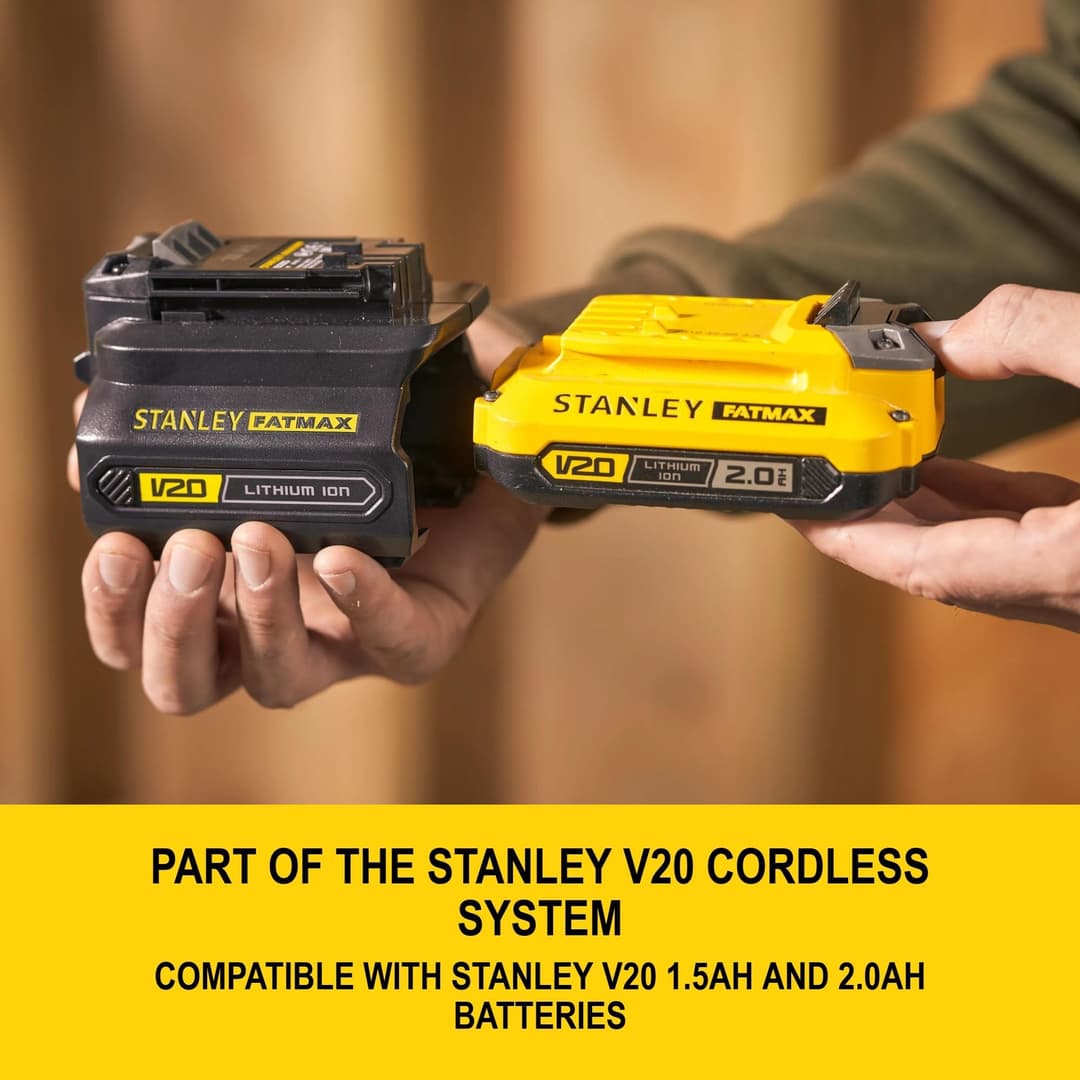 STANLEY FATMAX V20 Battery Adaptor SFMCB100-XJ - Battery Adaptor - Image 3