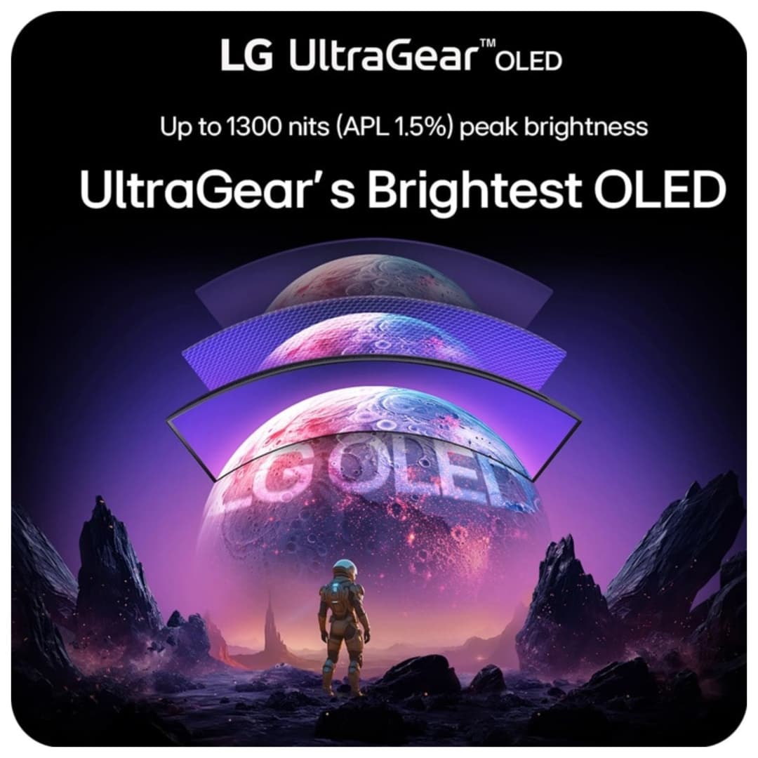 LG 39GX900A-B 39" Ultrawide Curved OLED Quad HD Height Adjustable Monitor with Speakers - Image 7