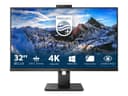 Philips 329P1H 32" 4K UHD IPS USB-C Docking Monitor with Webcam and Speakers Black thumbnail 2
