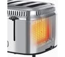 RUSSELL HOBBS Retro 21695 4-Slice Toaster - Silver thumbnail 4