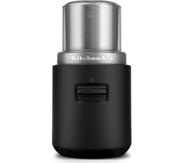 KITCHENAID 5KBGR100BM Cordless Coffee Grinder - Black - Image 1