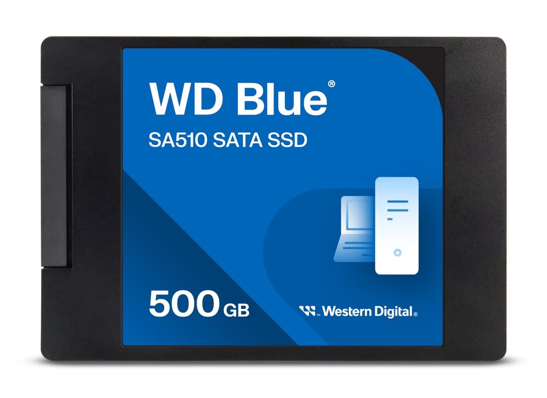WD Blue SA510 500GB 2.5" SATA SSD - Blue - Image 1