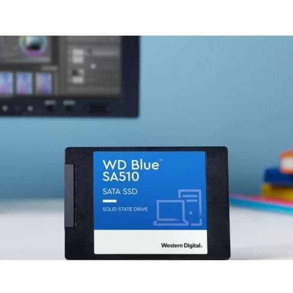 WD Blue SA510 500GB 2.5" SATA SSD - Blue - Image 2