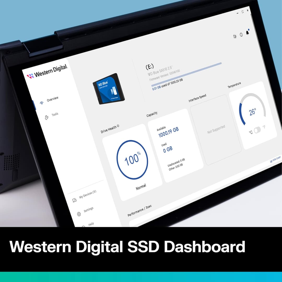 WD Blue SA510 500GB 2.5" SATA SSD - Blue - Image 5