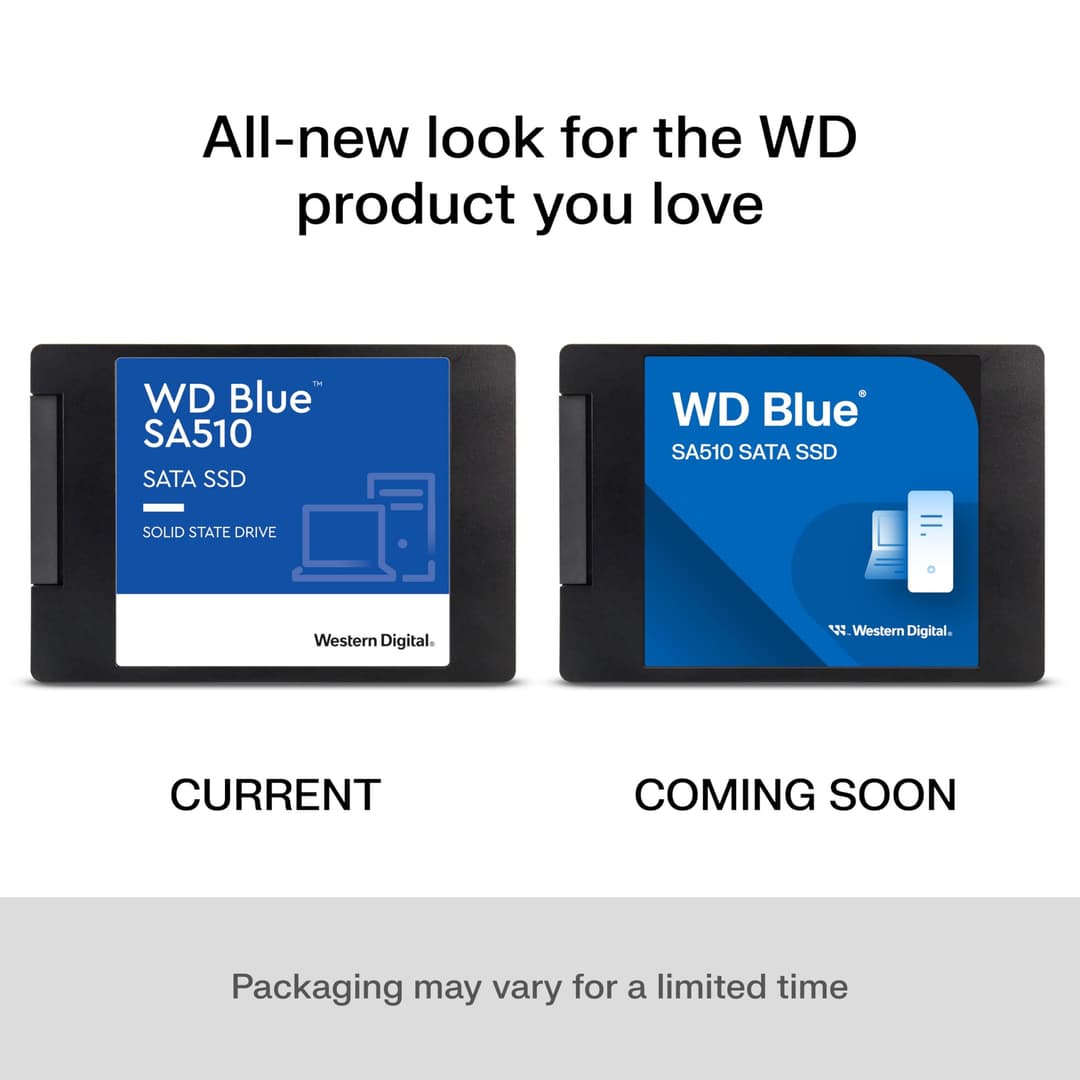 WD Blue SA510 500GB 2.5" SATA SSD - Blue - Image 6