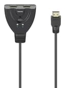 Hama 00205323 4K HDMI 2x1 Toggle Switch, 2x HDMI Socket to 1x HDMI Plug thumbnail 3
