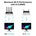 TP-Link Archer C80 Wireless Router - Obsidian Black thumbnail 4
