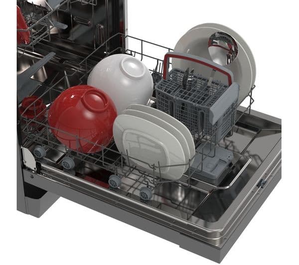 SHARP QW-DXA26F41A Full-size Dishwasher - Dark Stainless Steel - Image 4
