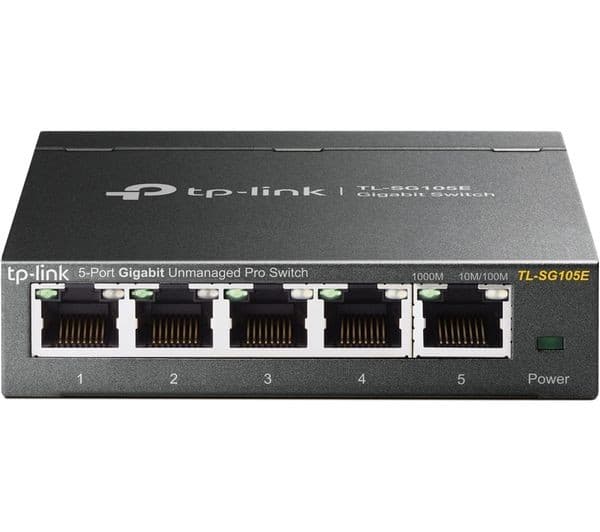 TP-Link TL-SG105E Network Switch Grey - Image 1