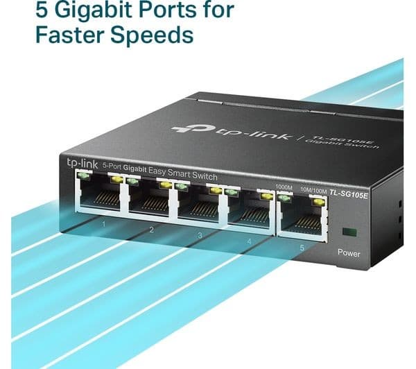 TP-Link TL-SG105E Network Switch Grey - Image 4