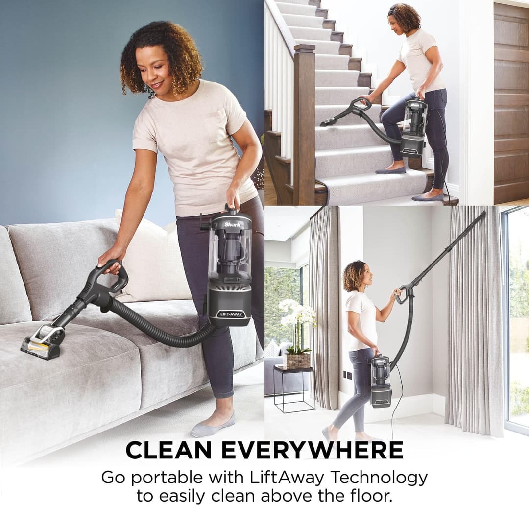 Shark NZ691UKTDB Corded Upright Vacuum Cleaner - Black - Image 6