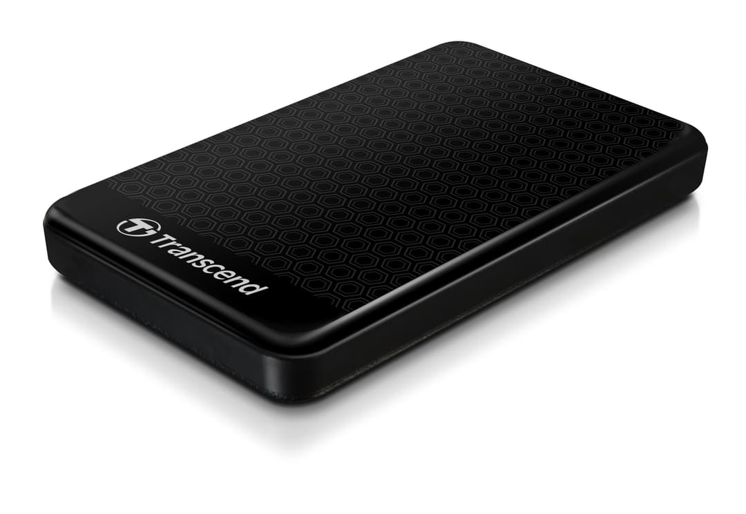 1TB Transcend StoreJet 25A3 USB 3.1 Gen 1 Portable Hard Drive - Black - Rugged Edition - Image 2