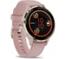 Garmin Venu 3S GPS Smartwatch 41mm, Soft Gold Bezel with Dust Rose Silicone Band