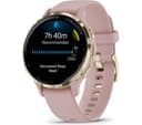 Garmin Venu 3S GPS Smartwatch 41mm, Soft Gold Bezel with Dust Rose Silicone Band thumbnail 3