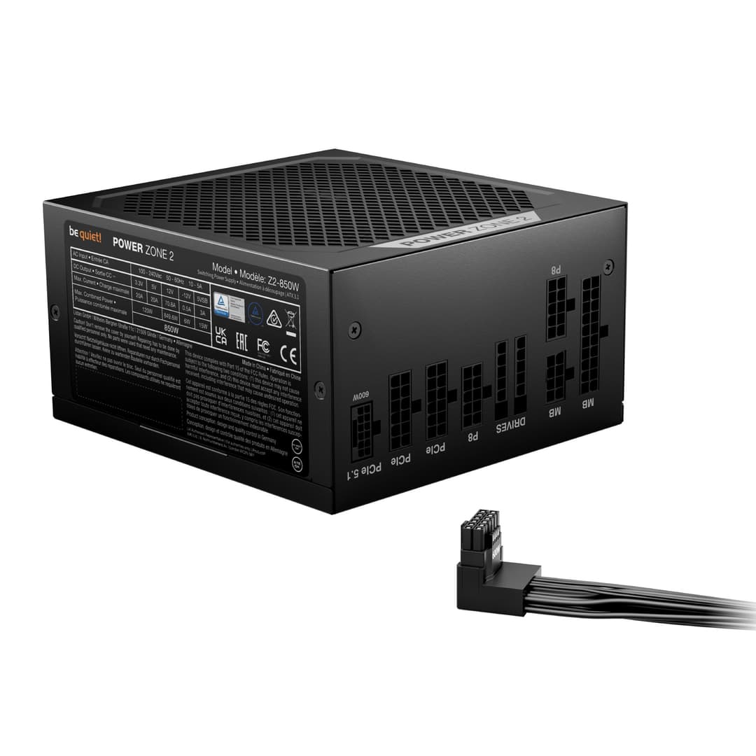 be quiet! Power Zone 2 850W ATX 3.1 80 PLUS Platinum PSU Power Supply - Image 5