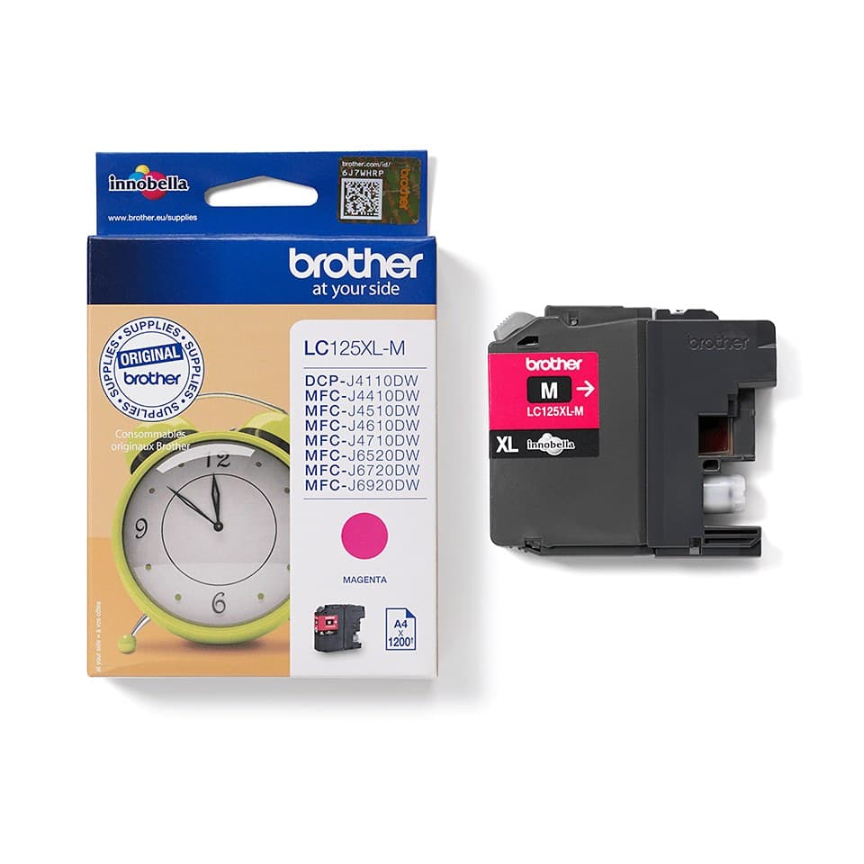 Brother LC125XLM ink cartridge 1 pc(s) Original Extra (Super) High Yield Magenta - Image 4