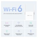 MERCUSYS ME60X WiFi 6 AX1500Mbps Extender And Internet Booster - White thumbnail 3