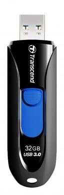 32GB Transcend JetFlash 790 USB3.0 Flash Drive - up to 90MB/sec - Retractable USB Connector thumbnail 2