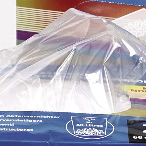 Rexel Plastic Waste Sacks for Wide Entry Shredders 175L (pack of 100) - Image 2