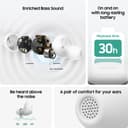 Samsung Galaxy Buds FE Wireless Earbuds - White thumbnail 4