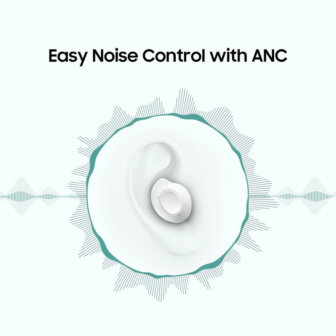 Samsung Galaxy Buds FE Wireless Earbuds - White - Image 8