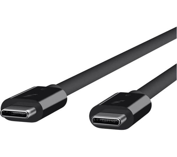 Belkin Thunderbolt 3 USB-C to USB-C Cable 40Gbps 100W - 0.8 m - Black - Image 6