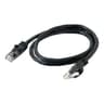 C2G 1m Cat6 550 MHz Snagless Patch Cable  Black