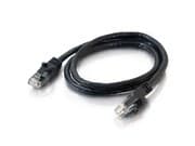 C2G 1m Cat6 550 MHz Snagless Patch Cable  Black - Image 2