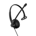 EPOS IMPACT 100 MS Mono USB-C+A Headset with Microphone, Microsoft Teams Certified, Noise-Cancelling, Lightweight, Soft Silicone Side Support, USB Adapter, Call Control, UC Professional Use thumbnail 2