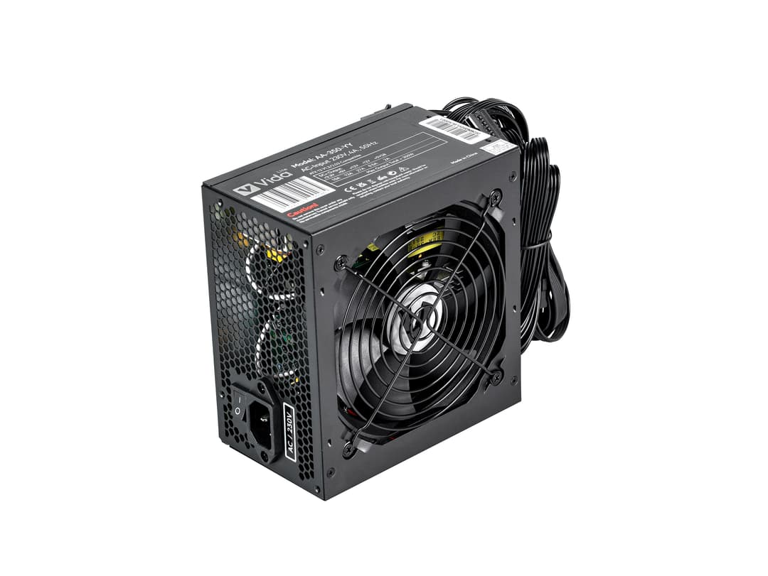 VIDA LITE 350W PSU PPFC 12CM FAN power supply unit 24-pin ATX ATX Black - Image 1