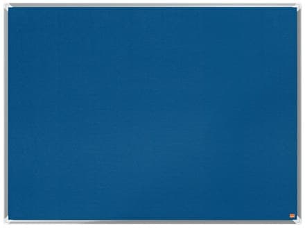 Nobo Premium Plus 1915189 Felt Notice Board 1200 x 900mm Indoor Blue Aluminium Frame - Image 1
