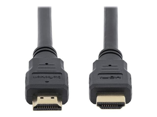 StarTech.com HDMM1M High Speed HDMI Cable with Ethernet 1m 4K 30Hz HDMI 1.4 M/M Black - Image 2