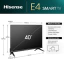 Hisense 40E4NTUK 40" Full HD Smart TV thumbnail 4