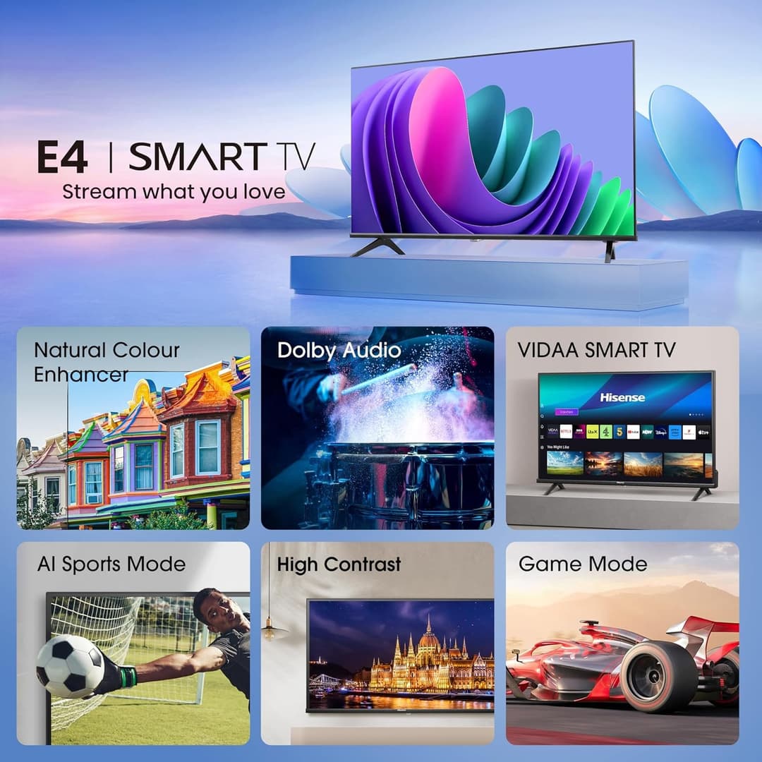 Hisense 40E4NTUK 40" Full HD Smart TV - Image 5