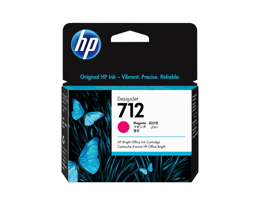 HP 712 29-ml Magenta DesignJet Ink Cartridge - Image 1