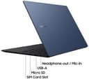 Samsung Galaxy Book Pro 13.3-Inch 4G LTE Laptop NP935XDB-KC1UK Intel Core i5 8GB 256GB - Mystic Blue thumbnail 3
