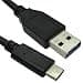 Cables Direct Câble USB 3.1 mâle de type C vers mâle de type A Noir 0,5 m - Image 2