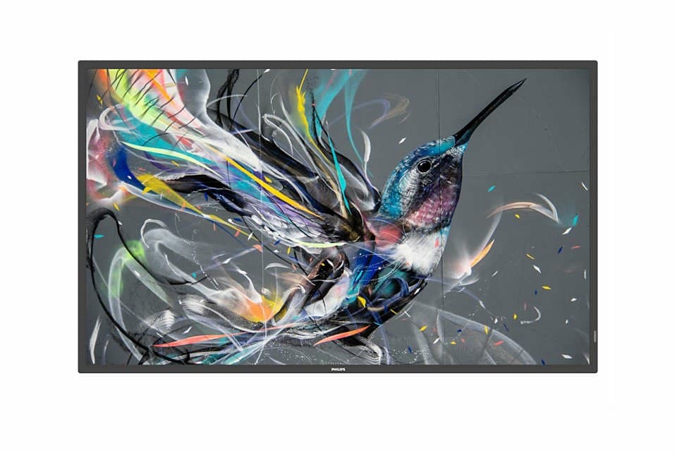 Philips 55BDL3650QE/00 Signage Display Digital signage flat panel 138.7 cm (54.6") Wi-Fi 350 cd/m² 4K Ultra HD Black Built-in processor Android 10 - Image 1