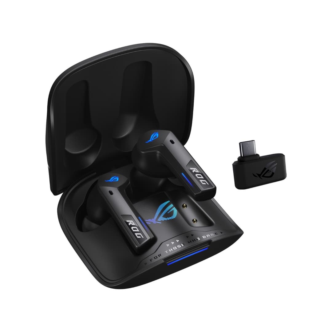 ASUS ROG Cetra True Wireless SpeedNova In-Ear Gaming Headphones, 10mm Drivers, Adaptive ANC, 2.4 GHz & Bluetooth - Black - Image 4