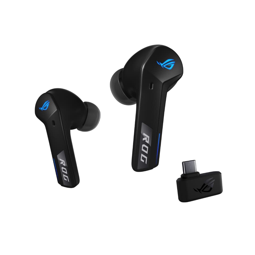 ASUS ROG Cetra True Wireless SpeedNova In-Ear Gaming Headphones, 10mm Drivers, Adaptive ANC, 2.4 GHz & Bluetooth - Black - Image 5