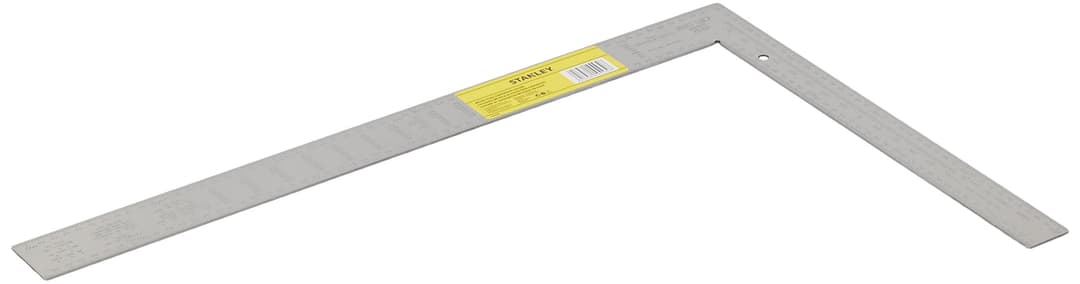 Stanley Carpenters Steel Roofing Square 600 x 400 mm 1-45-530 - Silver - Image 1